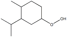 3-Isopropyl-4-methylcyclohexyl hydroperoxide 结构式