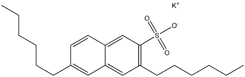 3,6-Dihexyl-2-naphthalenesulfonic acid potassium salt