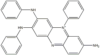 7-Amino-5-phenyl-2,3-bis(phenylamino)phenazin-5-ium Structure