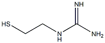 1-(2-メルカプトエチル)グアニジン 化学構造式