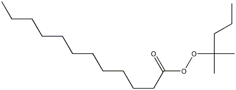 Dodecaneperoxoic acid 1,1-dimethylbutyl ester Struktur