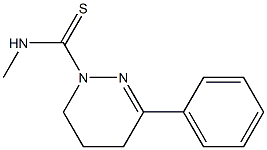 1,4,5,6-Tetrahydro-N-methyl-3-phenylpyridazine-1-carbothioamide,,结构式