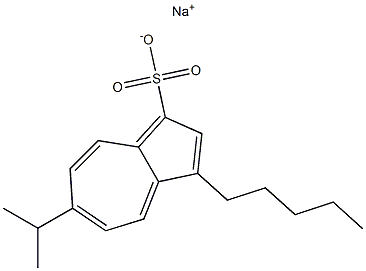  6-Isopropyl-3-pentylazulene-1-sulfonic acid sodium salt