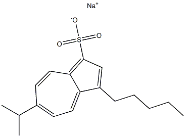 6-Isopropyl-3-pentylazulene-1-sulfonic acid sodium salt