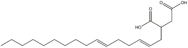 (2,6-Hexadecadienyl)succinic acid,,结构式