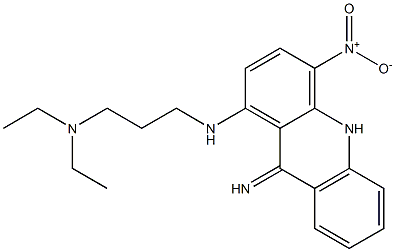 9,10-Dihydro-9-imino-4-nitro-N-[3-(diethylamino)propyl]acridin-1-amine