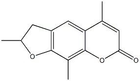  2,5,9-Trimethyl-2,3-dihydro-7H-furo[3,2-g][1]benzopyran-7-one