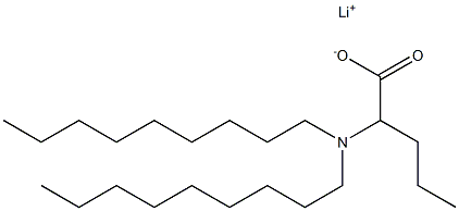 2-(Dinonylamino)valeric acid lithium salt