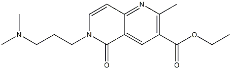 6-(3-(Dimethylamino)propyl)-2-methyl-5-oxo-5,6-dihydro-1,6-naphthyridine-3-carboxylic acid ethyl ester