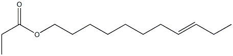 Propionic acid 8-undecenyl ester Struktur