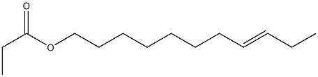 Propionic acid 8-undecenyl ester Structure