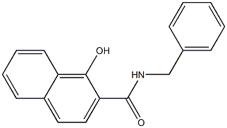 N-Benzyl-1-hydroxy-2-naphthamide,,结构式