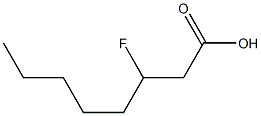 3-Fluorocaprylic acid Structure