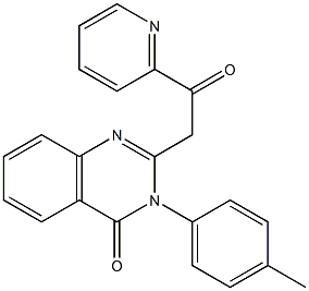 3-(4-Methylphenyl)-2-(2-pyridinylcarbonylmethyl)quinazolin-4(3H)-one