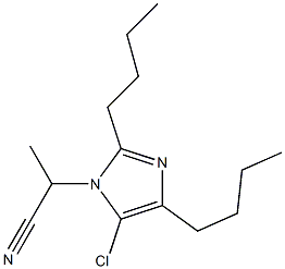  2,4-Dibutyl-1-(1-cyanoethyl)-5-chloro-1H-imidazole