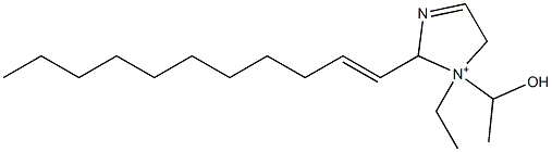 1-Ethyl-1-(1-hydroxyethyl)-2-(1-undecenyl)-3-imidazoline-1-ium Structure
