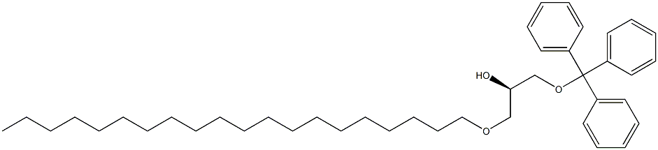 [R,(+)]-1-(Icosyloxy)-3-(trityloxy)-2-propanol Structure