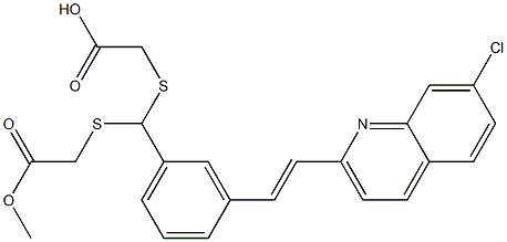 [3-[(E)-2-(7-Chloro-2-quinolinyl)ethenyl]benzylidenebis(thio)]bis(acetic acid methyl) ester