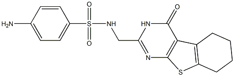  2-[[[(4-Aminophenyl)sulfonyl]amino]methyl]-5,6,7,8-tetrahydro[1]benzothieno[2,3-d]pyrimidin-4(3H)-one