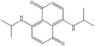 4,8-Bis(isopropylamino)naphthalene-1,5-dione,,结构式