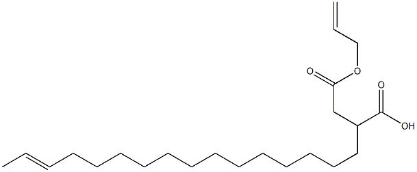 2-(14-Hexadecenyl)succinic acid 1-hydrogen 4-allyl ester Structure