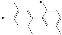 2',5,5'-Trimethyl-1,1'-biphenyl-2,4'-diol,,结构式