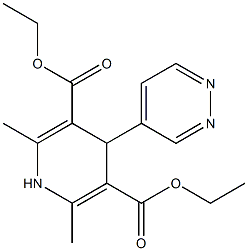 1,4-Dihydro-2,6-dimethyl-4-(4-pyridazinyl)pyridine-3,5-dicarboxylic acid diethyl ester