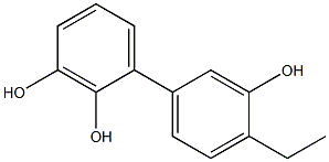 4'-Ethyl-1,1'-biphenyl-2,3,3'-triol Structure