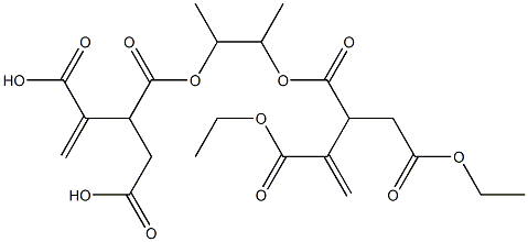 3,3'-[1,2-Dimethylethylenebis(oxycarbonyl)]bis(1-butene-2,4-dicarboxylic acid diethyl) ester