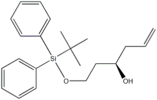 (3R)-1-(tert-Butyldiphenylsilyloxy)-5-hexene-3-ol Struktur