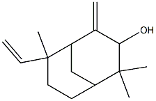 2,6,6-Trimethyl-8-methylene-2-vinylbicyclo[3.3.1]nonan-7-ol Struktur