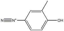 3-Methyl-4-hydroxybenzenediazonium 结构式