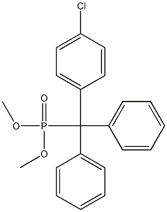 4-Chlorotritylphosphonic acid dimethyl ester Structure