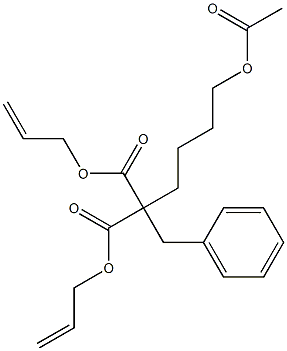 2-(4-Acetoxybutyl)-2-benzylmalonic acid bis(2-propenyl) ester|