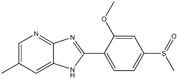  6-Methyl-2-(2-methoxy-4-methylsulfinylphenyl)-1H-imidazo[4,5-b]pyridine