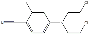 4-[Bis(2-chloroethyl)amino]-o-tolunitrile