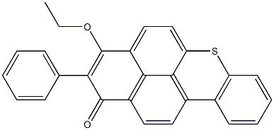 2-Phenyl-3-ethoxy-1H-naphtho[2,1,8-mna]thioxanthen-1-one|