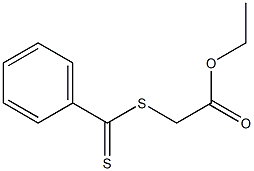 (Thiobenzoylthio)acetic acid ethyl ester,,结构式
