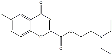 6-Methyl-4-oxo-4H-1-benzopyran-2-carboxylic acid [2-(diethylamino)ethyl] ester