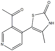  4-Methyl-5-(3-acetyl-4-pyridyl)thiazol-2(3H)-one