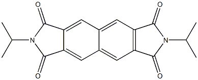 2,7-Dihydro-2,7-diisopropylisoindolo[5,6-f]isoindole-1,3,6,8-tetrone 结构式