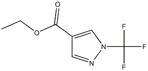 1-Trifluoromethyl-1H-pyrazole-4-carboxylic acid ethyl ester 结构式