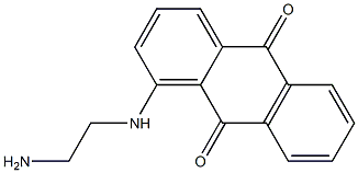 1-(2-Aminoethylamino)-9,10-dihydroanthracene-9,10-dione,,结构式