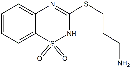  3-(3-Aminopropylthio)-2H-1,2,4-benzothiadiazine 1,1-dioxide