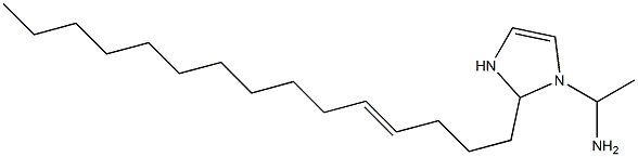 1-(1-Aminoethyl)-2-(4-pentadecenyl)-4-imidazoline Struktur