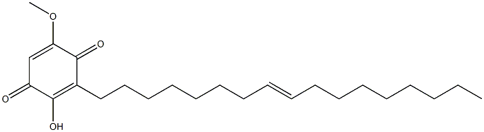 2-(8-Heptadecenyl)-3-hydroxy-6-methoxy-1,4-benzoquinone|