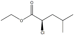 [R,(+)]-2-Chloro-4-methylvaleric acid ethyl ester 结构式