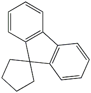 Spiro[9H-fluorene-9,1'-cyclopentane] 结构式