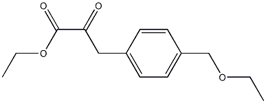 2-Oxo-3-(p-ethoxymethylphenyl)propionic acid ethyl ester