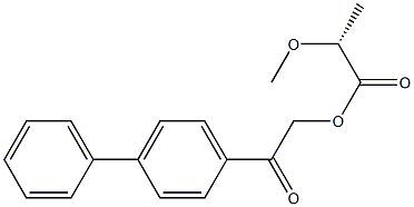 [R,(+)]-2-Methoxypropionic acid p-phenylphenacyl ester